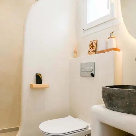 Mayema Cycladic House In Santorini With Sea View アパート Kamári