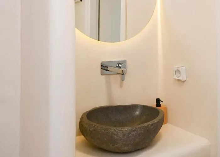 公寓 Mayema Cycladic House In Santorini With Sea View *