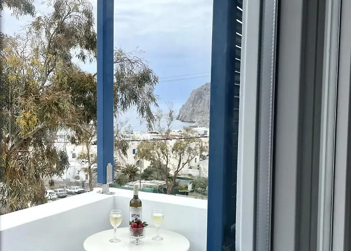 Mayema Cycladic House In Santorini With Sea View Appartement Kamári