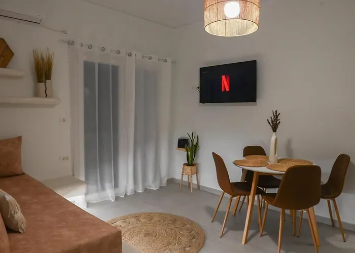 公寓 Mayema Cycladic House In Santorini With Sea View *